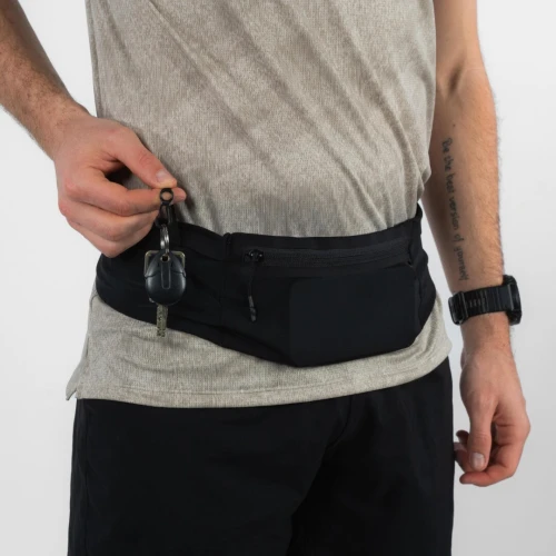 Ceinture de running smartphone Homme Femme - KIPRUN Confort 2 noir 5 poches Decathlon