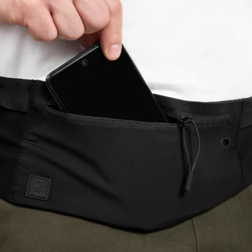 Ceinture de running smartphone Homme Femme - KIPRUN Confort 2 noir 5 poches Decathlon