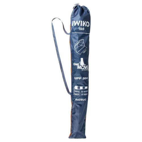 Parasol Sun Shelter 3 personnes UPF50+ Iwiko 180 - Menthe Gris Orange decathlon