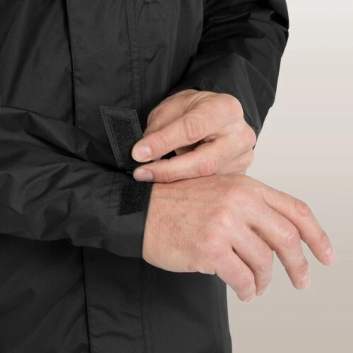Veste imperméable de randonnée - NH500 coupe vent et pluie - Homme noir