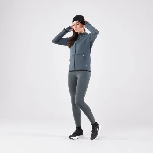 Bonnet running seamless Homme Femme - KIPRUN GRIS + NOIR
