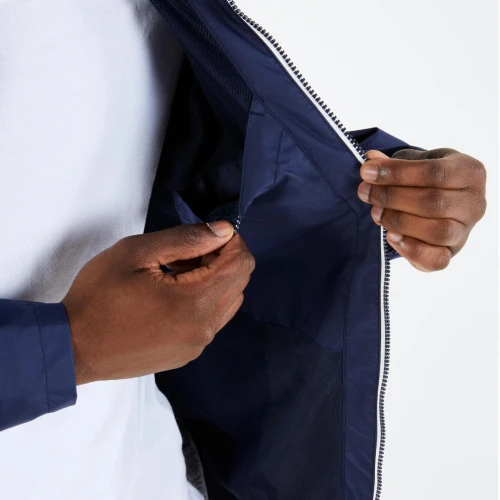 Veste Decathlon imperméable de voile - veste de pluie coupe vent sailing 100 bleu marine