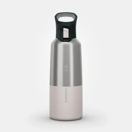 Gourde isotherme inox 0,8L bouchon à ouverture rapide pour la randonnée 
