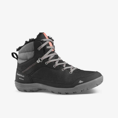 CHAUSSURES Decathlon CHAUDES ET IMPERMÉABLES DE RANDONNÉE - SH100 WARM - MID FEMME