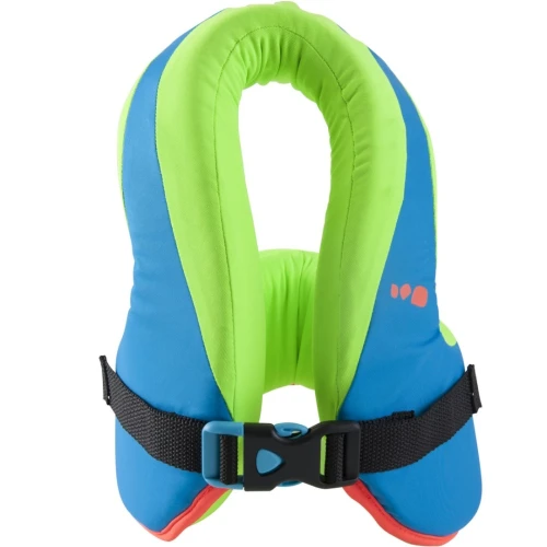 Gilet de natation Decathlon SWIMVEST+ bleu-vert -15-25 kg