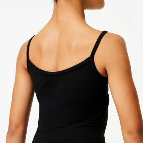 Decathlon Justaucorps danse classique rose pale fines bretelles filles