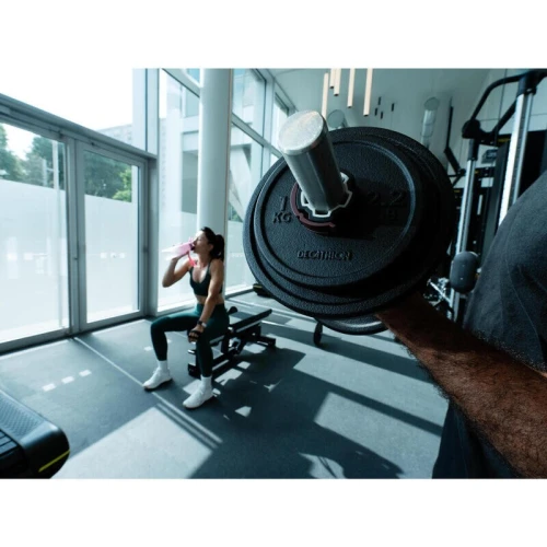 Kit d haltères de musculation 10 kg avec disques en fonte à 80 % recyclée