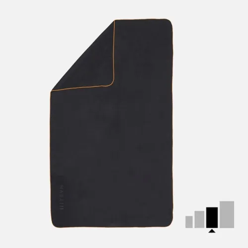 Serviette de bain microfibre bleu taille L 80 x 130 cm