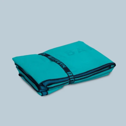 Serviette de bain microfibre vert sapin taille XL 110 x 175 cm