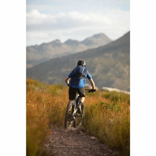 SAC Mountain Biking Hydration Backpack St 520 Deep Blue Decathlon
