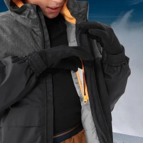 VESTE HIVER CHAUDE ET IMPERMÉABLE DE RANDONNÉE - SH100 -3,5 C - ENFANT decathlon