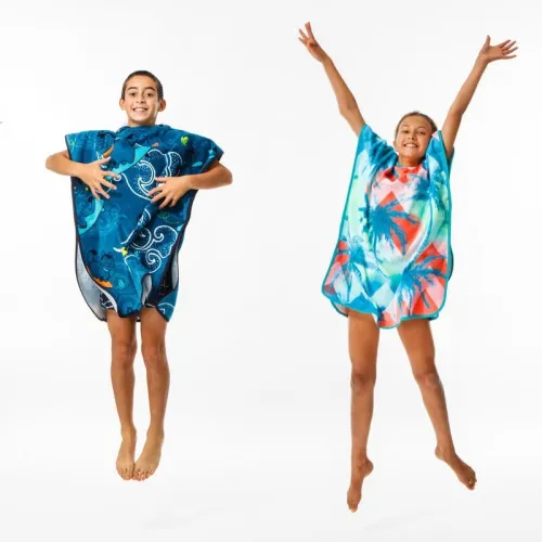 Poncho surf Enfant 110 à 135 cm - 500 Sweet decathlon