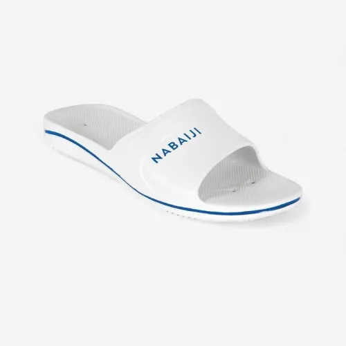 Decathlon SANDALE CLAQUETTE PISCINE HOMME 100 PLUS BLANCHE