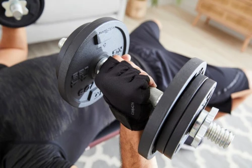 Gants Decathlon musculation 100 noir
