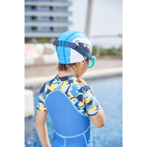 Bonnet Decathlon de Bain Maille Silicone PRINT junior
