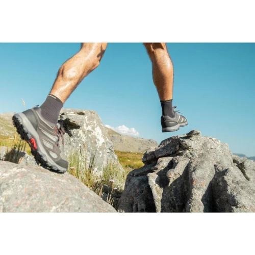 Chaussures imperméables de randonnée montagne - MH100 Gris - Homme decathlon