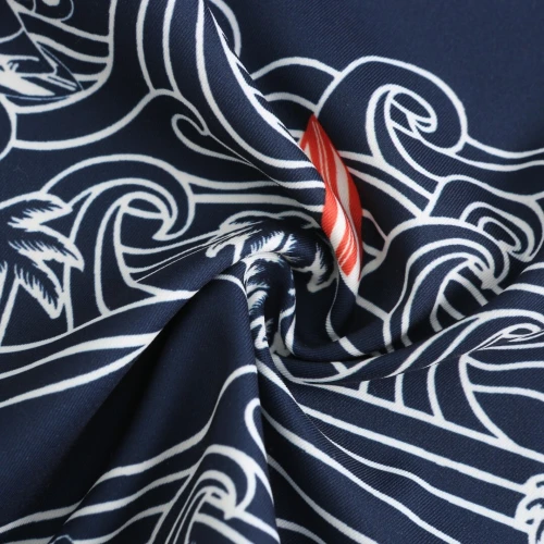 boardshort Surfing men blue wave* noir