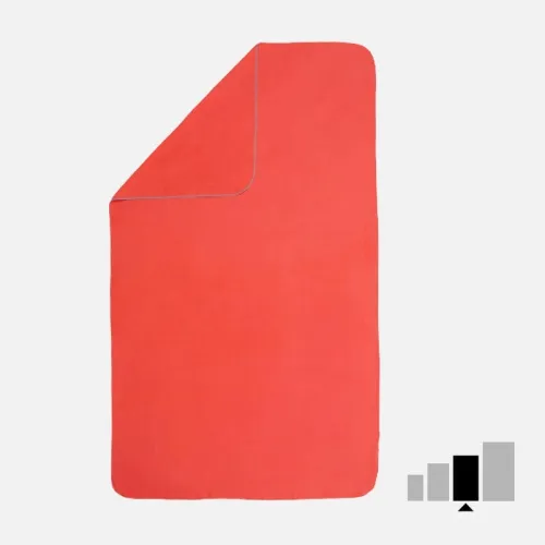 Serviette de bain microfibre vert sapin taille XL 110 x 175 cm