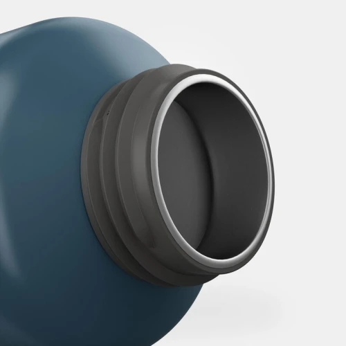 Gourde Decathlon enfant en alu 0,6L avec bouchon instantané et pipette pour la randonnée
