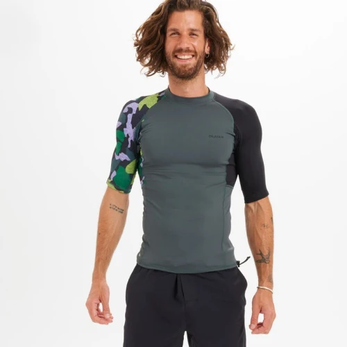 Tee shirt anti uv surf top 500 manches courtes homme Beast Decathlon