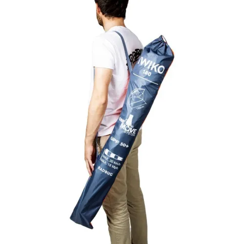 Parasol Sun Shelter 3 personnes UPF50+ Iwiko 180 - Menthe Gris Orange decathlon