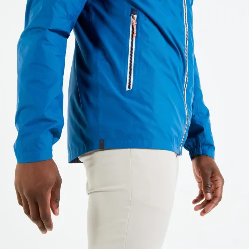 Veste Decathlon imperméable de voile - veste de pluie coupe vent sailing 100 bleu marine