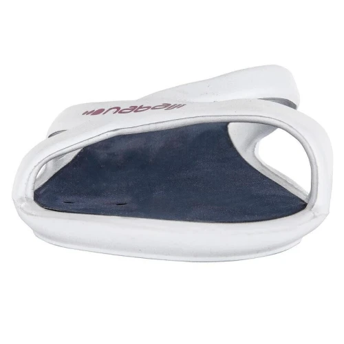 Sandales De Piscine - Slap 500 - Blanc Bleu Decathlon 