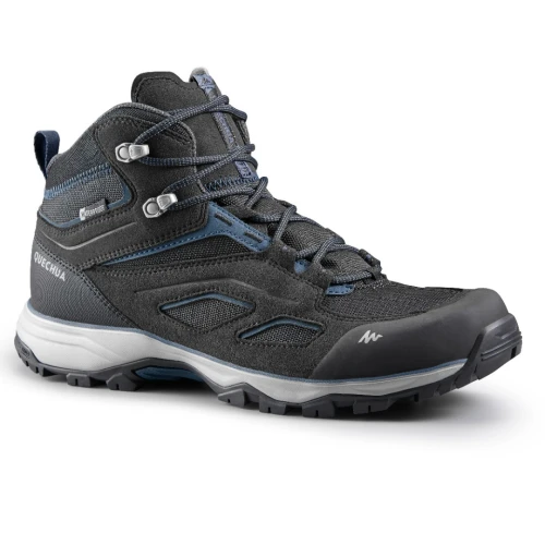 Chaussures imperméables de randonnée montagne - mh100 mid noir homme