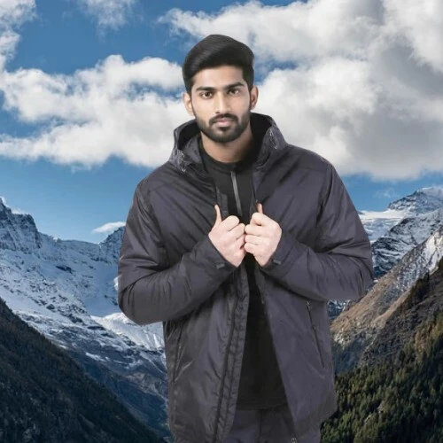 VESTE HIVER IMPERMÉABLE DE RANDONNÉE  DECATHLON - SH100 X-WARM -10 C - HOMME