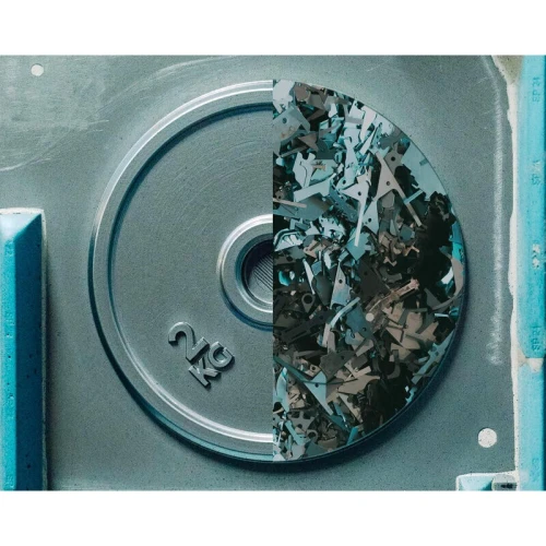 Kit d haltères de musculation 10 kg avec disques en fonte à 80 % recyclée