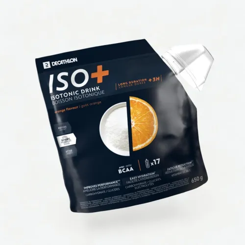 BOISSON ISOTONIQUE POUDRE ISO+ ORANGE+PÊCHE+neutre+FRAISE - CERISE 650g