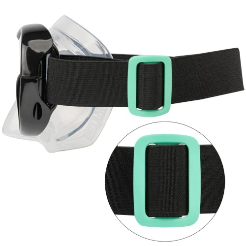 KIT DE SNORKELING Décathlon SUBEA MASQUE TUBA SNK 500 ADULTE NOIR