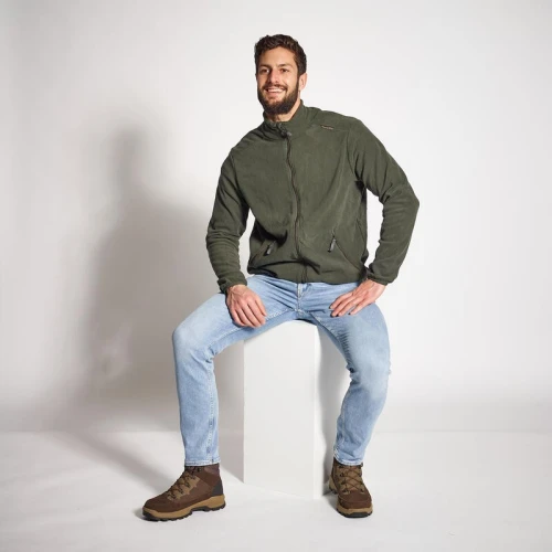 VESTE Decathlon POLAIRE CHASSE Vert / marron