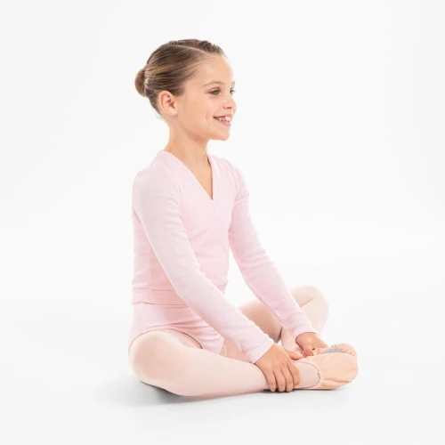 Decathlon Cache coeur danse classique rose fille
