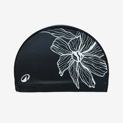 Bonnet de Bain en Maille Enduite - Tissu Imprimé - Taille L