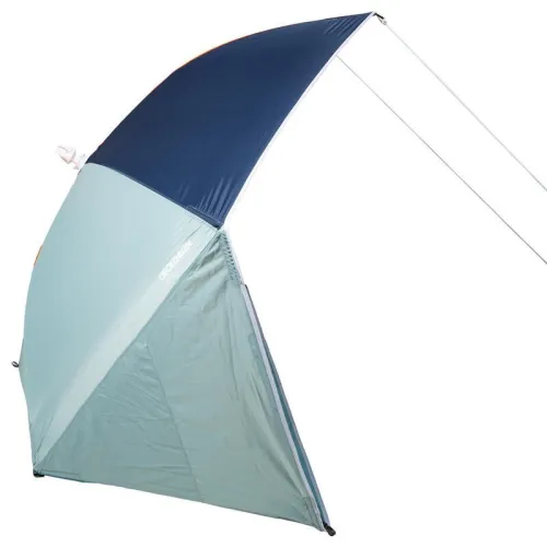 Parasol Sun Shelter 3 personnes UPF50+ Iwiko 180 - Menthe Gris Orange decathlon