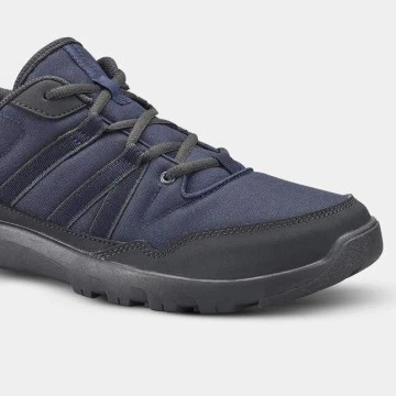CHAUSSURES DECATHLON DE RANDONNÉE NATURE NH100 HOMME Gris carbone / kaki/ bleu