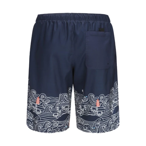 boardshort Surfing men blue wave* noir
