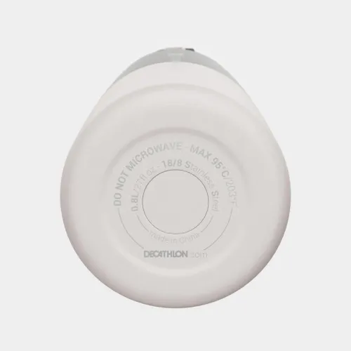 Gourde isotherme inox 0,8L bouchon à ouverture rapide pour la randonnée 