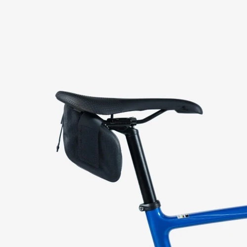 SACOCHE DE SELLE RACE vélo  M 0.6L NOIRE DECATHLON