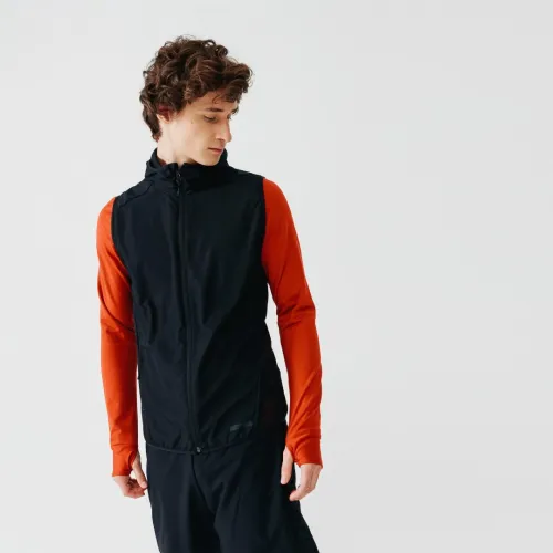 VESTE DECATHLON  COUPE VENT SANS MANCHE DE RUNNING HOMME KALENJI RUN WIND NOIR