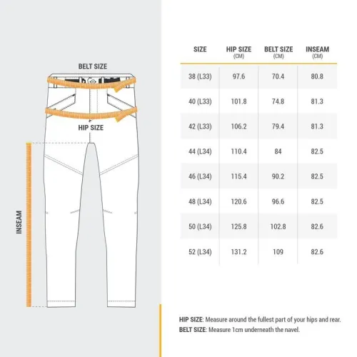 PANTALON DECATHLON CHAUD DÉPERLANT DE RANDONNÉE - SH100 ULTRA-WARM - HOMME