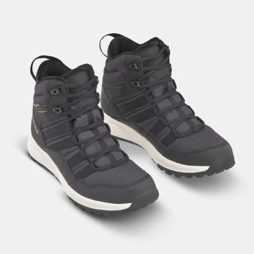 Chaussures de randonnée chaudes et imperméables homme, NH500 Mid noir- decathlon