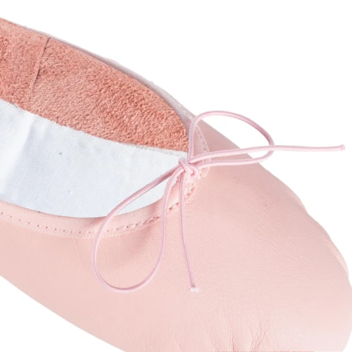 Demi-pointes Decathlon danse classique débutant - cuir semelle entière rose