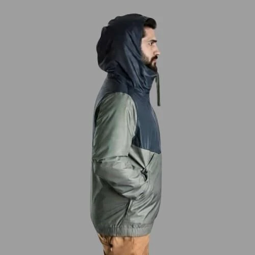 decathlon Veste de randonnée -5 C imperméable homme, NH100 vert kaki