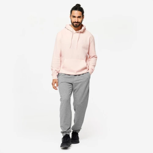 Pantalon jogging fitness Homme - 500 Essentials gris