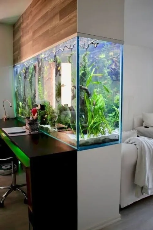 زجاج مريا الومنيومcabine douche façade en verre