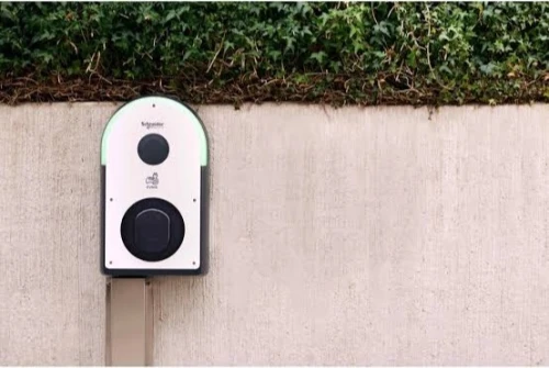 Borne de recharge de véhicule électrique evb3s22n4 EVlink Pro AC schneider 22kw
