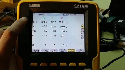 ANALYSEUR DE RÉSEAU ELECTRIQUE TRIPHASÉ - CHAUVIN ARNOUX