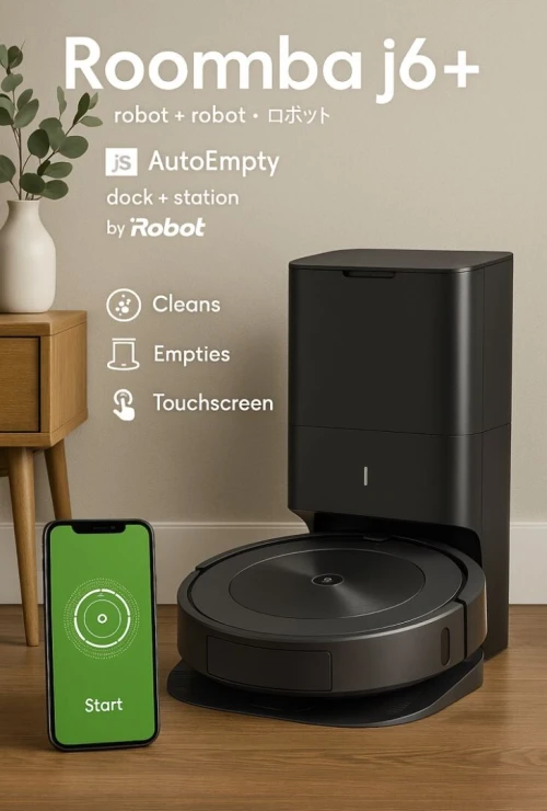 ROBOT ASPIRATEUR ROOMBA J6+ AUTOEMPTY 